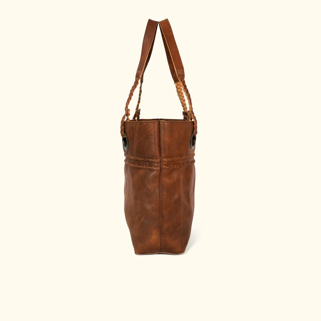 Buffalo Jackson Trading Co. Camden Braided Leather Tote | Hickory Leather Totes 5 Buffalo Jackson Trading Co. Camden Braided Leather Tote | Hickory Leather Totes