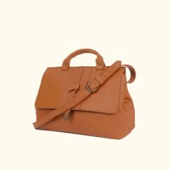 Buffalo Jackson Trading Co. Chelsea Leather Crossbody Handbag | Honey Brown