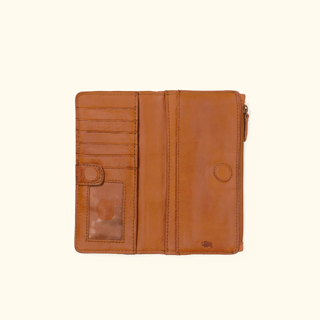 Buffalo Jackson Trading Co. Chelsea Leather Wallet | Honey Brown 4 Buffalo Jackson Trading Co. Chelsea Leather Wallet | Honey Brown