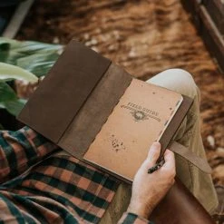 Buffalo Jackson Trading Co. Denver Leather Journal Cover - Large | Dark Briar 13 Buffalo Jackson Trading Co. Denver Leather Journal Cover - Large | Dark Briar