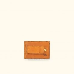 Buffalo Jackson Trading Co. Dakota Leather Bifold - Metal Money Clip Wallet | Saddle Tan
