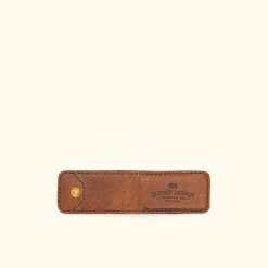 Buffalo Jackson Trading Co. Dakota Leather Magnetic Money Clip | Chestnut Brown