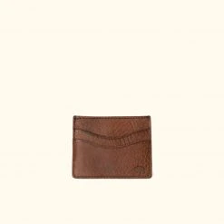 Buffalo Jackson Trading Co. Dakota Vintage Leather Slim ID Wallet | Chestnut Brown