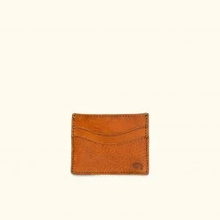 Buffalo Jackson Trading Co. Dakota Leather Vintage Slim ID Wallet | Saddle Tan