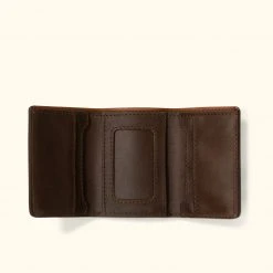 Buffalo Jackson Trading Co. Denver Leather Trifold Wallet | Dark Briar Wallets