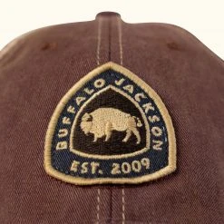 Buffalo Jackson Trading Co. Hats Established '09 Trucker Hat | Burgundy 7 Buffalo Jackson Trading Co. Hats Established '09 Trucker Hat | Burgundy