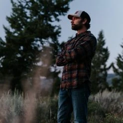 Buffalo Jackson Trading Co. Fairbanks Flannel Shirt | Ember Sky
