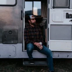 Buffalo Jackson Trading Co. Fairbanks Flannel Shirt | Ember Sky