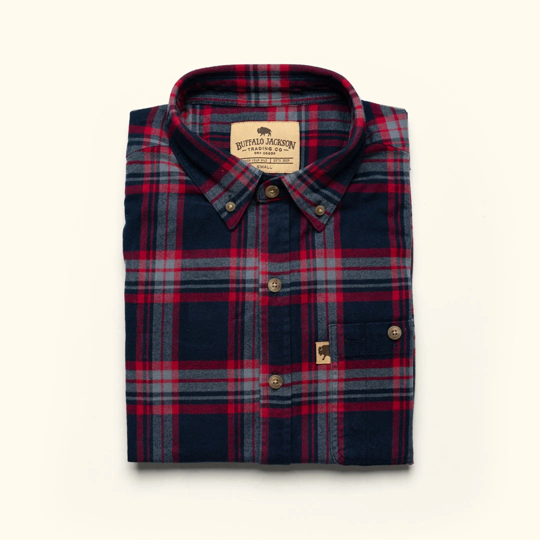 Buffalo Jackson Trading Co. Apparel Fairbanks Flannel Shirt | Old Glory 5 Buffalo Jackson Trading Co. Apparel Fairbanks Flannel Shirt | Old Glory