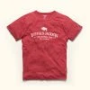 Buffalo Jackson Trading Co. Graphic Logo Tee | Heather Maroon