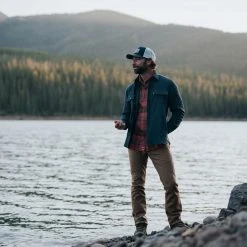 Buffalo Jackson Trading Co. Apparel Huntington Quilted Shirt Jac | Charcoal