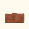 Buffalo Jackson Trading Co. Madison Checkbook Wallet | Saddle Tan Leather
