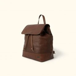 Buffalo Jackson Trading Co. Madison Leather Backpack | Dark Hazelnut Leather Backpacks