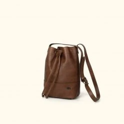 Buffalo Jackson Trading Co. Madison Leather Bucket Bag | Dark Hazelnut