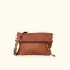 Buffalo Jackson Trading Co. Madison Leather Crossbody Foldover Clutch | Saddle Tan 2 Buffalo Jackson Trading Co. Madison Leather Crossbody Foldover Clutch | Saddle Tan