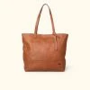 Buffalo Jackson Trading Co. Madison Leather Tote Bag | Saddle Tan Leather Totes 2 Buffalo Jackson Trading Co. Madison Leather Tote Bag | Saddle Tan Leather Totes