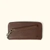 Buffalo Jackson Trading Co. Madison Leather Wristlet Wallet | Dark Hazelnut 2 Buffalo Jackson Trading Co. Madison Leather Wristlet Wallet | Dark Hazelnut