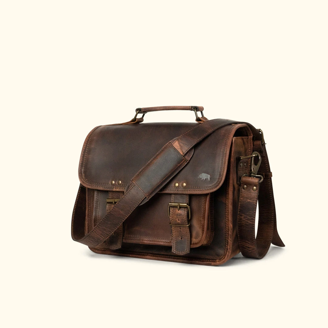 Buffalo Jackson Trading Co. Leather Camera Bags Roosevelt Buffalo Leather Camera Bag | Dark Oak 4 Buffalo Jackson Trading Co. Leather Camera Bags Roosevelt Buffalo Leather Camera Bag | Dark Oak