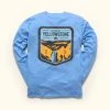 Buffalo Jackson Trading Co. Yellowstone National Park L/S Tee | Powder Blue 2 Buffalo Jackson Trading Co. Yellowstone National Park L/S Tee | Powder Blue