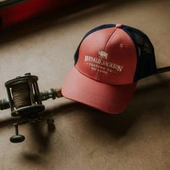 Buffalo Jackson Trading Co. Trucker Patch Hat | Nantucket And Navy Mesh