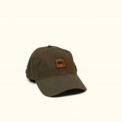 Buffalo Jackson Trading Co. Buffalo Jackson Stamp Logo - Leather Patch Hat | Brown