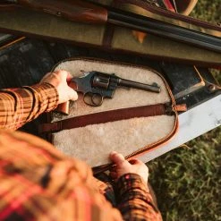 Buffalo Jackson Trading Co. Dakota Handgun & Pistol Case | Waxed Canvas