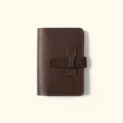 Buffalo Jackson Trading Co. Denver Leather Journal Cover | Dark Briar