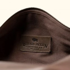 Buffalo Jackson Trading Co. Denver Leather Travel Duffle Bag | Dark Briar 18 Buffalo Jackson Trading Co. Denver Leather Travel Duffle Bag | Dark Briar