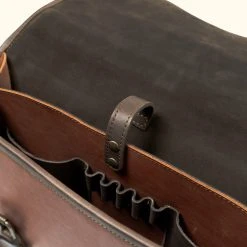 Buffalo Jackson Trading Co. Denver Leather Belted Briefcase | Autumn Brown & Dark Briar Leather Briefcases 18 Buffalo Jackson Trading Co. Denver Leather Belted Briefcase | Autumn Brown & Dark Briar Leather Briefcases