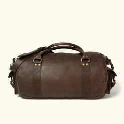 Buffalo Jackson Trading Co. Denver Leather Travel Duffle Bag | Dark Briar 16 Buffalo Jackson Trading Co. Denver Leather Travel Duffle Bag | Dark Briar