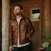 Buffalo Jackson Trading Co. Leather Jackets Driggs Leather Jacket | Cognac Brown