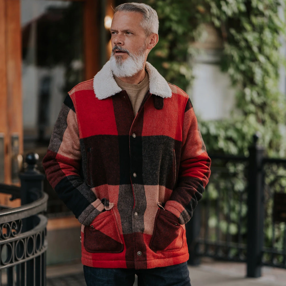 Buffalo Jackson Trading Co. Ellis Wool Jacket | Red Valley Plaid Apparel 7 Buffalo Jackson Trading Co. Ellis Wool Jacket | Red Valley Plaid Apparel