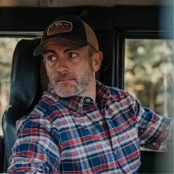 Buffalo Jackson Trading Co. Accessories Honor Your Wild Trucker Hat | Navy