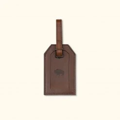 Buffalo Jackson Trading Co. Jefferson Leather Luggage Tag | Elderwood