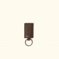 Buffalo Jackson Trading Co. Denver Leather Keychain | Dark Briar