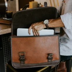 Buffalo Jackson Trading Co. Denver Leather Belted Briefcase | Autumn Brown & Dark Briar Leather Briefcases 23 Buffalo Jackson Trading Co. Denver Leather Belted Briefcase | Autumn Brown & Dark Briar Leather Briefcases