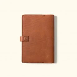 Buffalo Jackson Trading Co. Denver Leather Journal Cover - Large | Autumn Brown