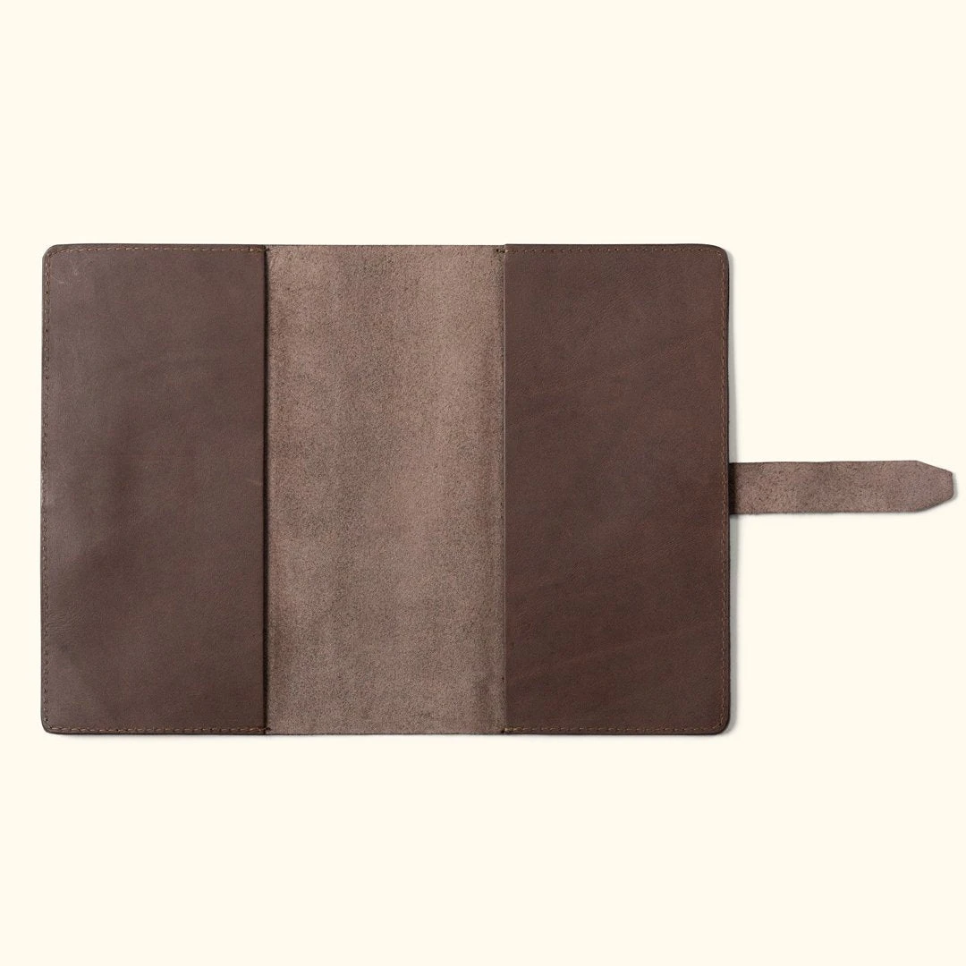 Buffalo Jackson Trading Co. Denver Leather Journal Cover - Large | Dark Briar 5 Buffalo Jackson Trading Co. Denver Leather Journal Cover - Large | Dark Briar