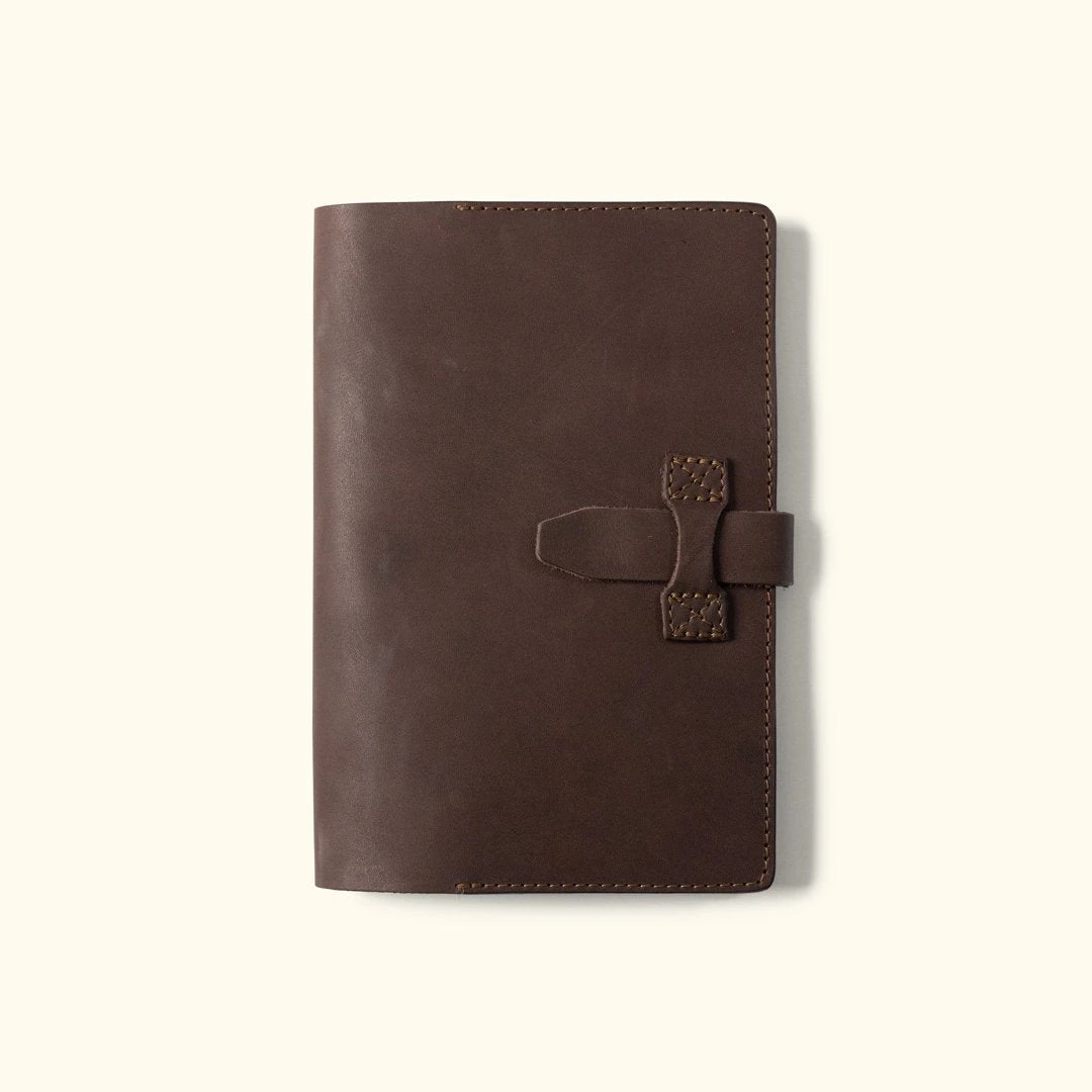 Buffalo Jackson Trading Co. Denver Leather Journal Cover - Large | Dark Briar 3 Buffalo Jackson Trading Co. Denver Leather Journal Cover - Large | Dark Briar