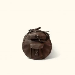 Buffalo Jackson Trading Co. Denver Leather Travel Duffle Bag | Dark Briar 15 Buffalo Jackson Trading Co. Denver Leather Travel Duffle Bag | Dark Briar