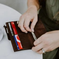 Buffalo Jackson Trading Co. Madison Leather Checkbook Wallet | Dark Hazelnut | 17 Buffalo Jackson Trading Co. Madison Leather Checkbook Wallet | Dark Hazelnut |