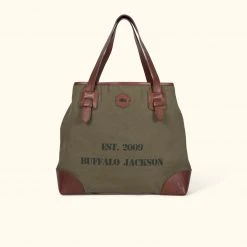 Buffalo Jackson Trading Co. Limited Edition 10-Year Tote Bag | Olive