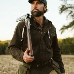 Buffalo Jackson Trading Co. Leather Marshall Hooded Jacket | Dark Khaki 18 Buffalo Jackson Trading Co. Leather Marshall Hooded Jacket | Dark Khaki