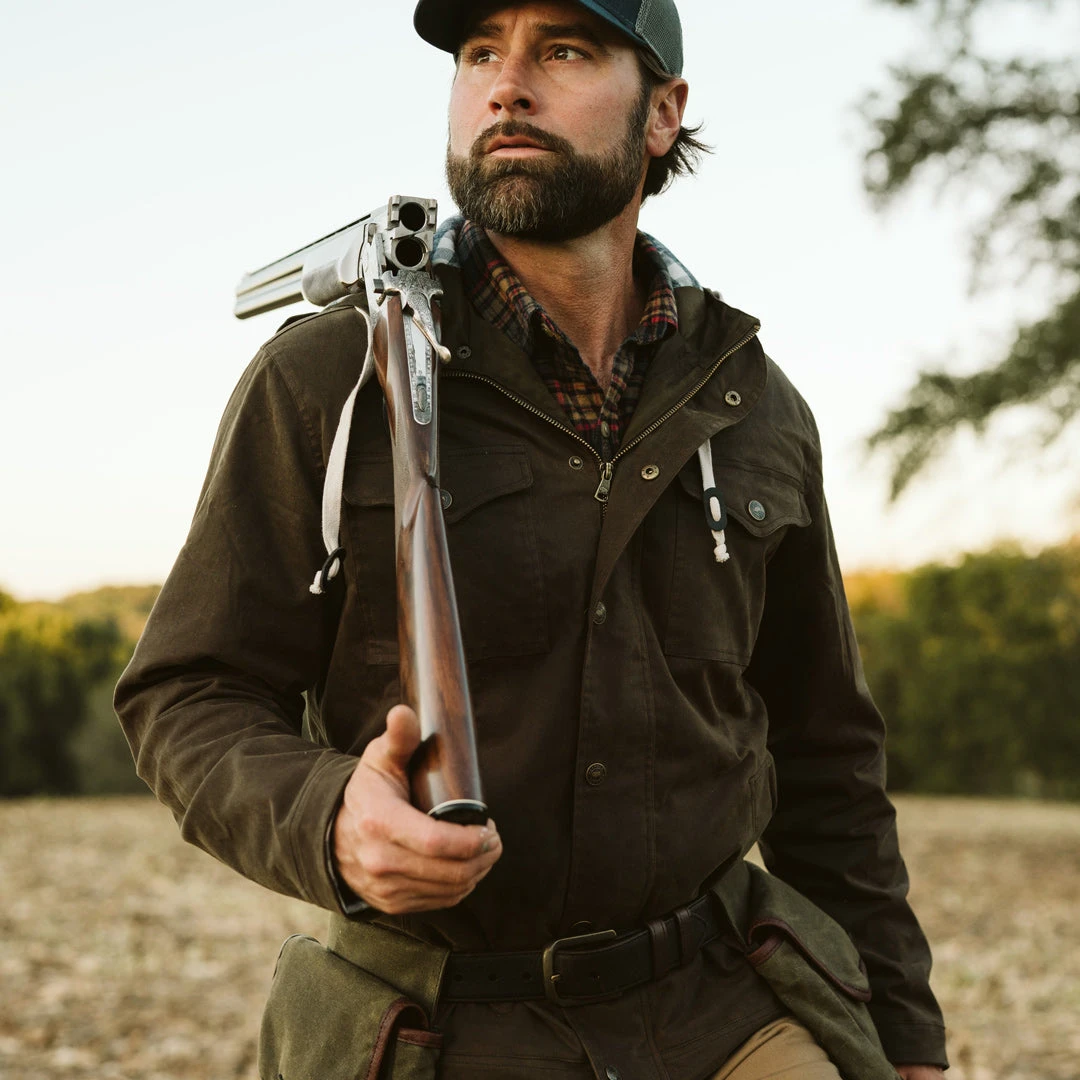 Buffalo Jackson Trading Co. Leather Marshall Hooded Jacket | Dark Khaki 10 Buffalo Jackson Trading Co. Leather Marshall Hooded Jacket | Dark Khaki