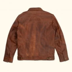 Buffalo Jackson Trading Co. Leather Jackets Driggs Leather Jacket | Cognac Brown