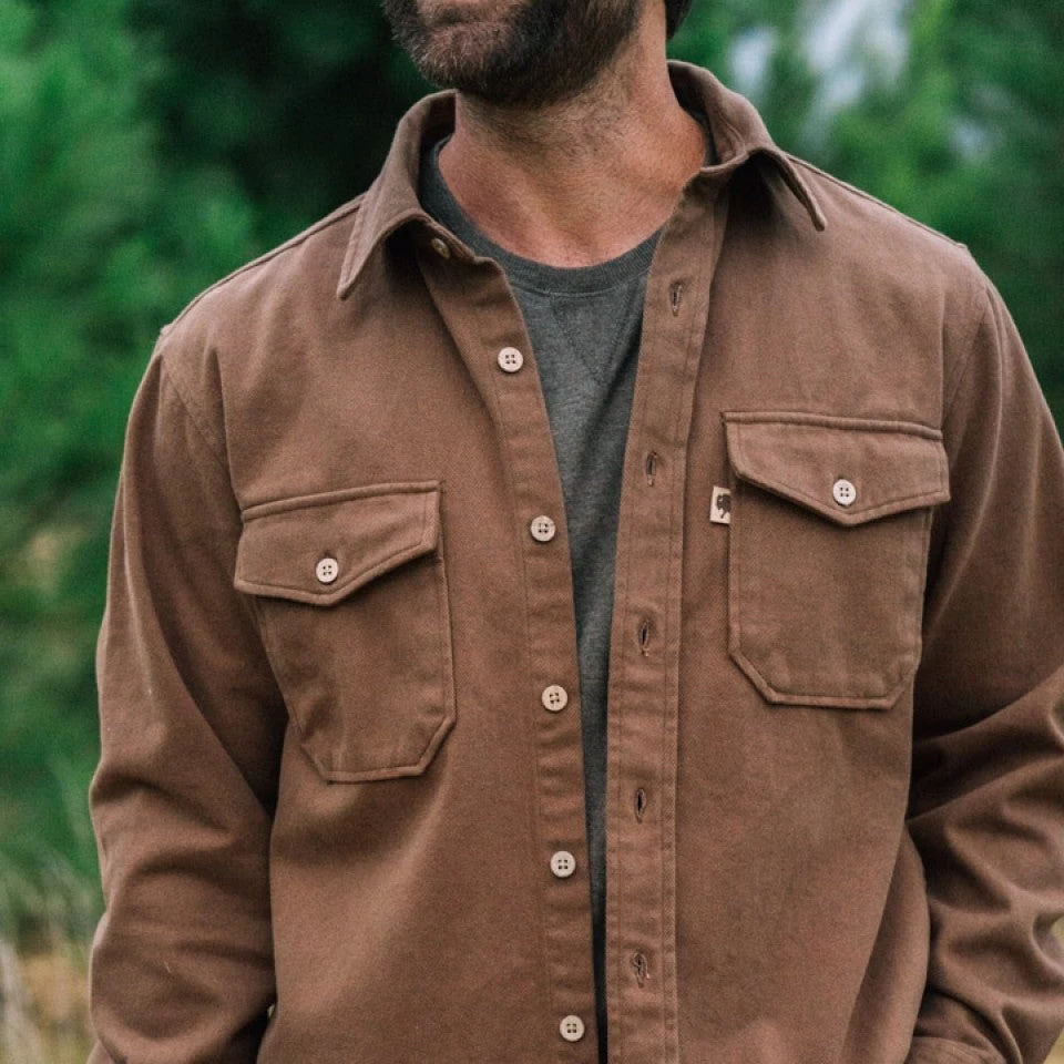 Buffalo Jackson Trading Co. Gunner Cotton Twill Shirt Jac | Fox Den Brown Apparel 7 Buffalo Jackson Trading Co. Gunner Cotton Twill Shirt Jac | Fox Den Brown Apparel
