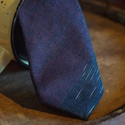 Buffalo Jackson Trading Co. Apparel Vintage Stripe Cotton Necktie | Purple