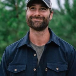 Buffalo Jackson Trading Co. Gunner Cotton Twill Shirt Jac | Lost Cove Navy Apparel