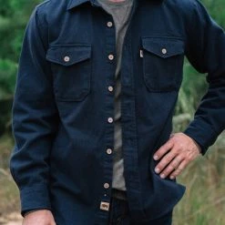 Buffalo Jackson Trading Co. Gunner Cotton Twill Shirt Jac | Lost Cove Navy Apparel