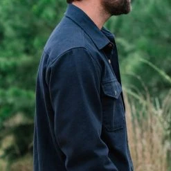 Buffalo Jackson Trading Co. Gunner Cotton Twill Shirt Jac | Lost Cove Navy Apparel